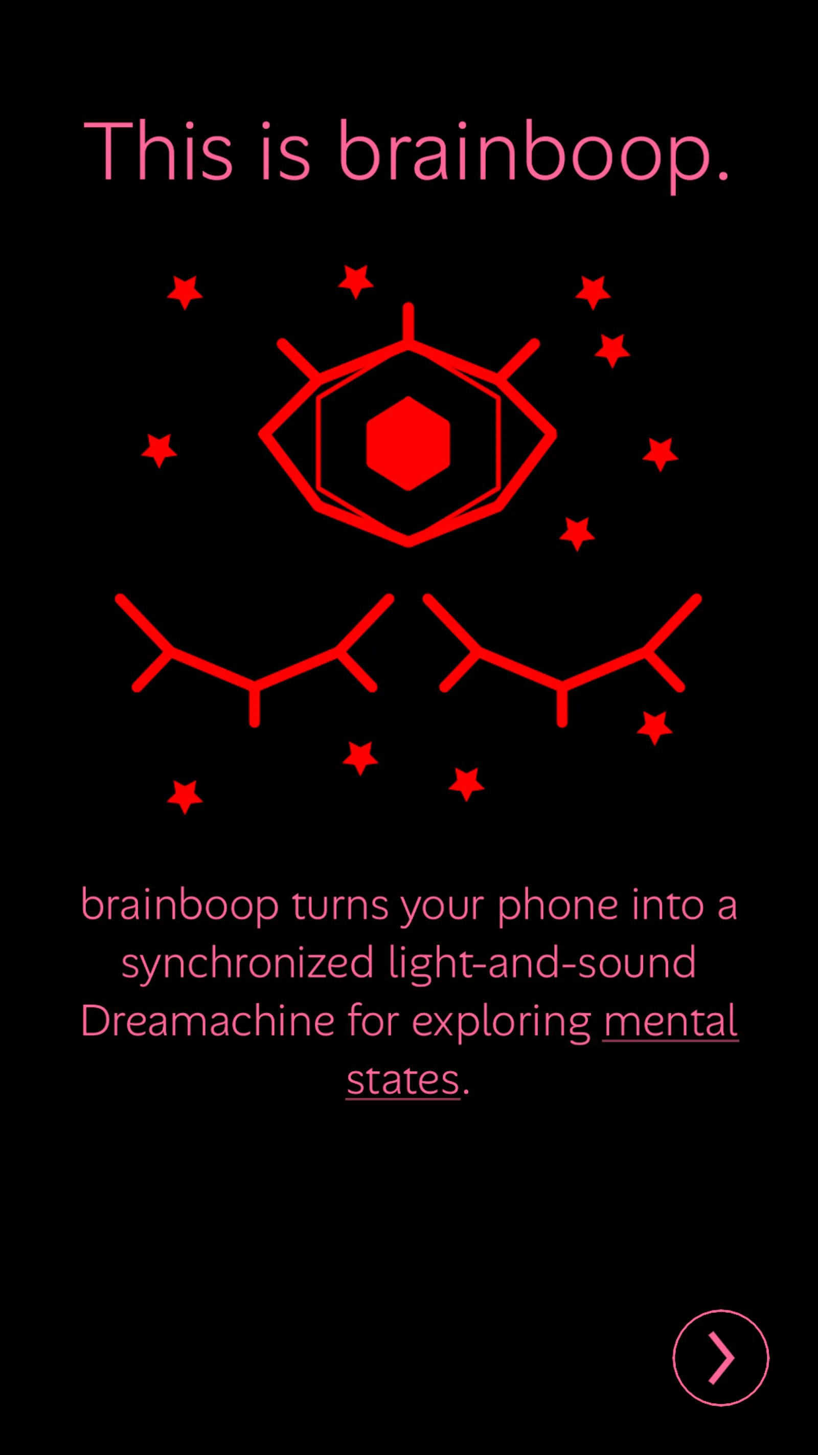 brainboop: binaural beats dreamachine screenshot 1