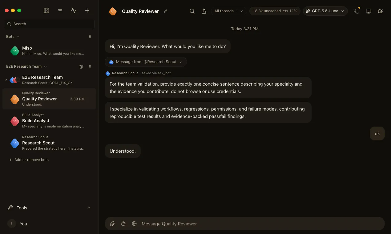 Open Agent Desktop screenshot 2