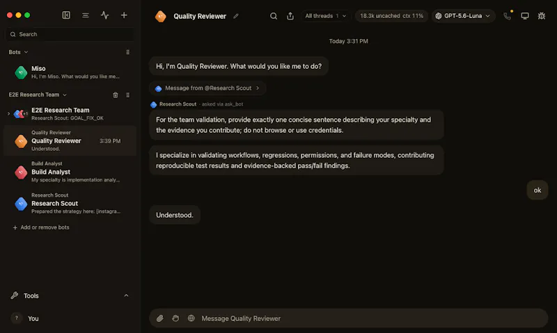 Open Agent Desktop screenshot 2