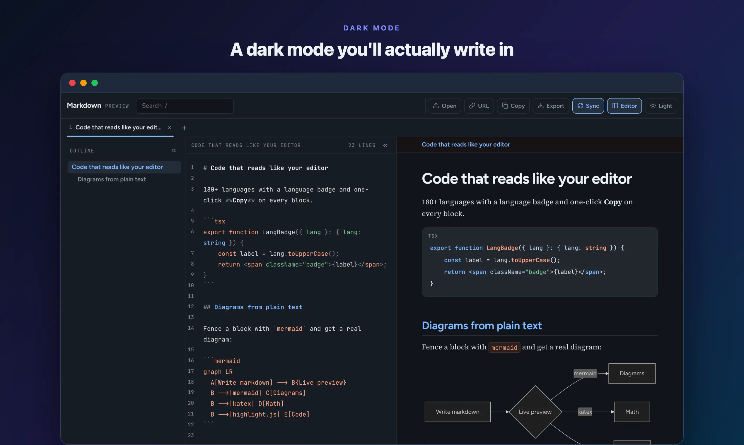 Markdown Preview gallery image