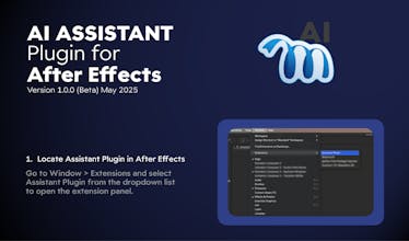 AI Assistant plugin for After Effects gallery image