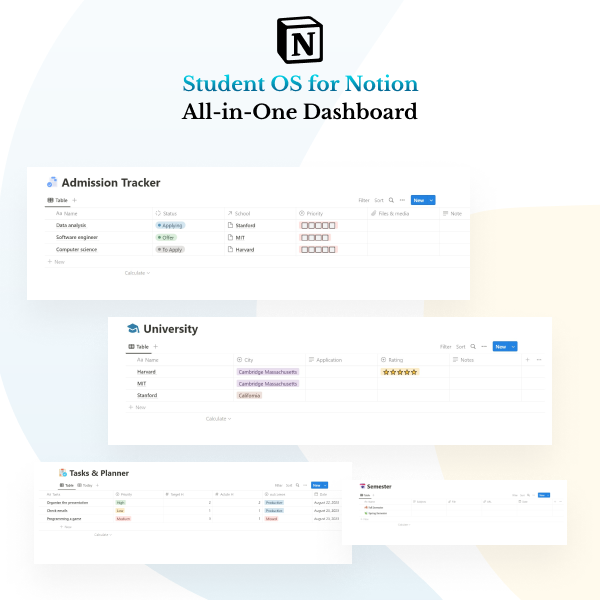 Média Student OS: Tableau de bord tout-en-un 3