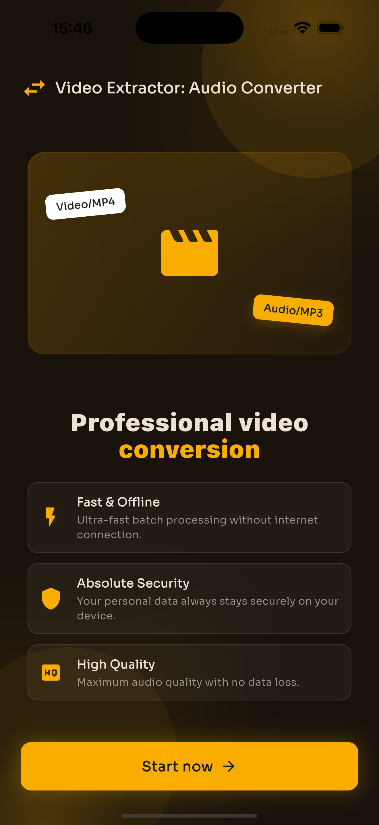 Video Converter & Audio MP3 - Main product screenshot demonstrating key features and user interface