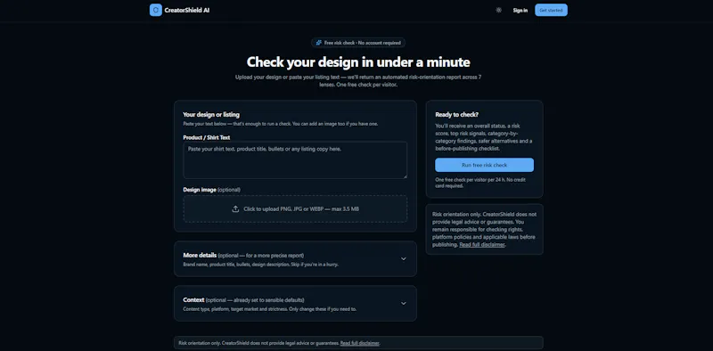 CreatorShield AI screenshot 3