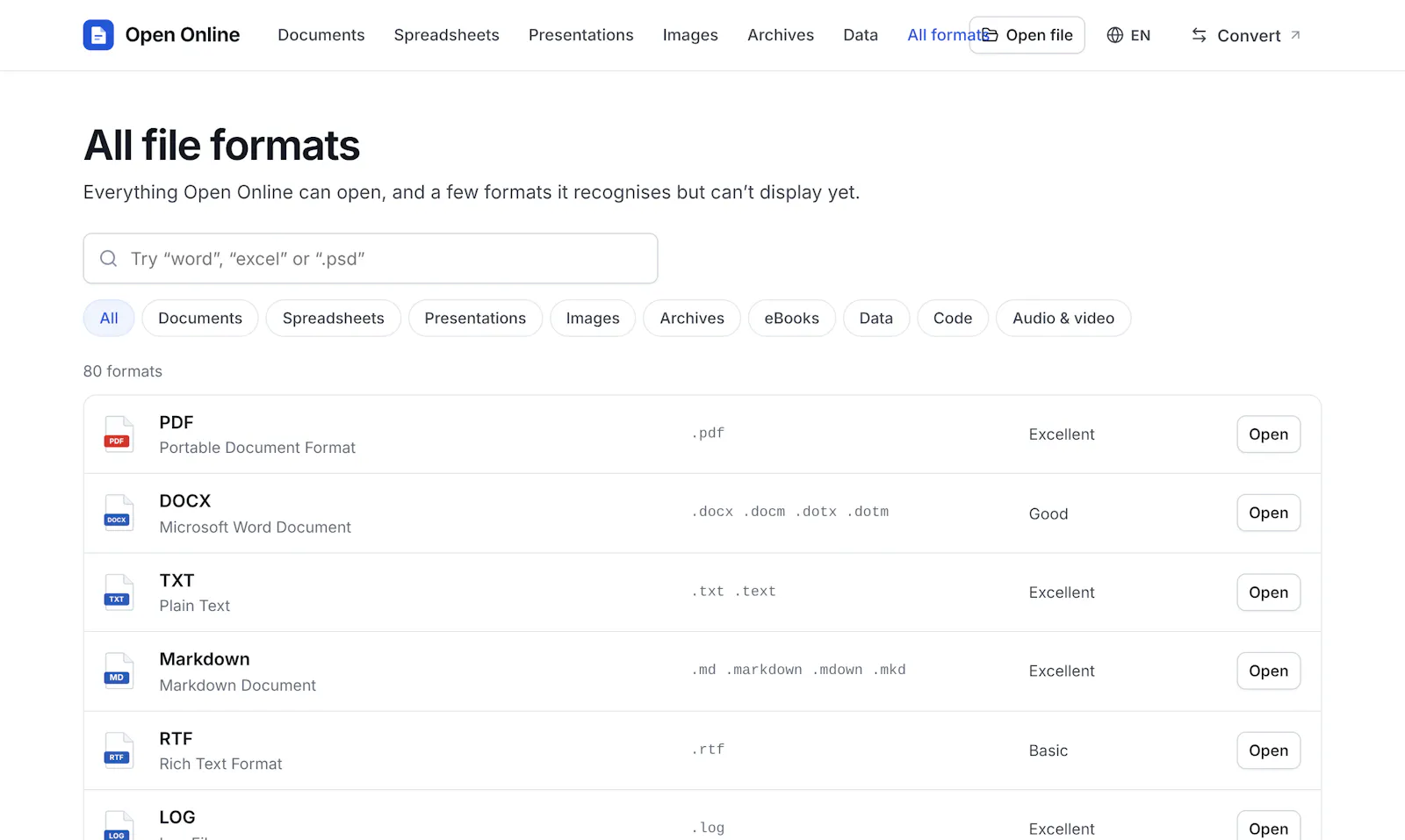 Open Online screenshot 5