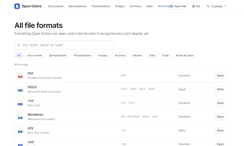 Open Online screenshot 5