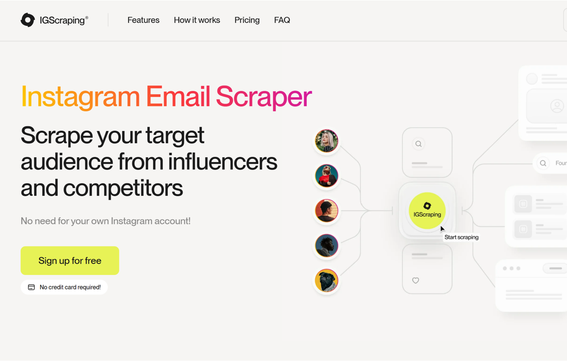 IGScraping - Find verified emails from Instagram followers & influencers medya 2