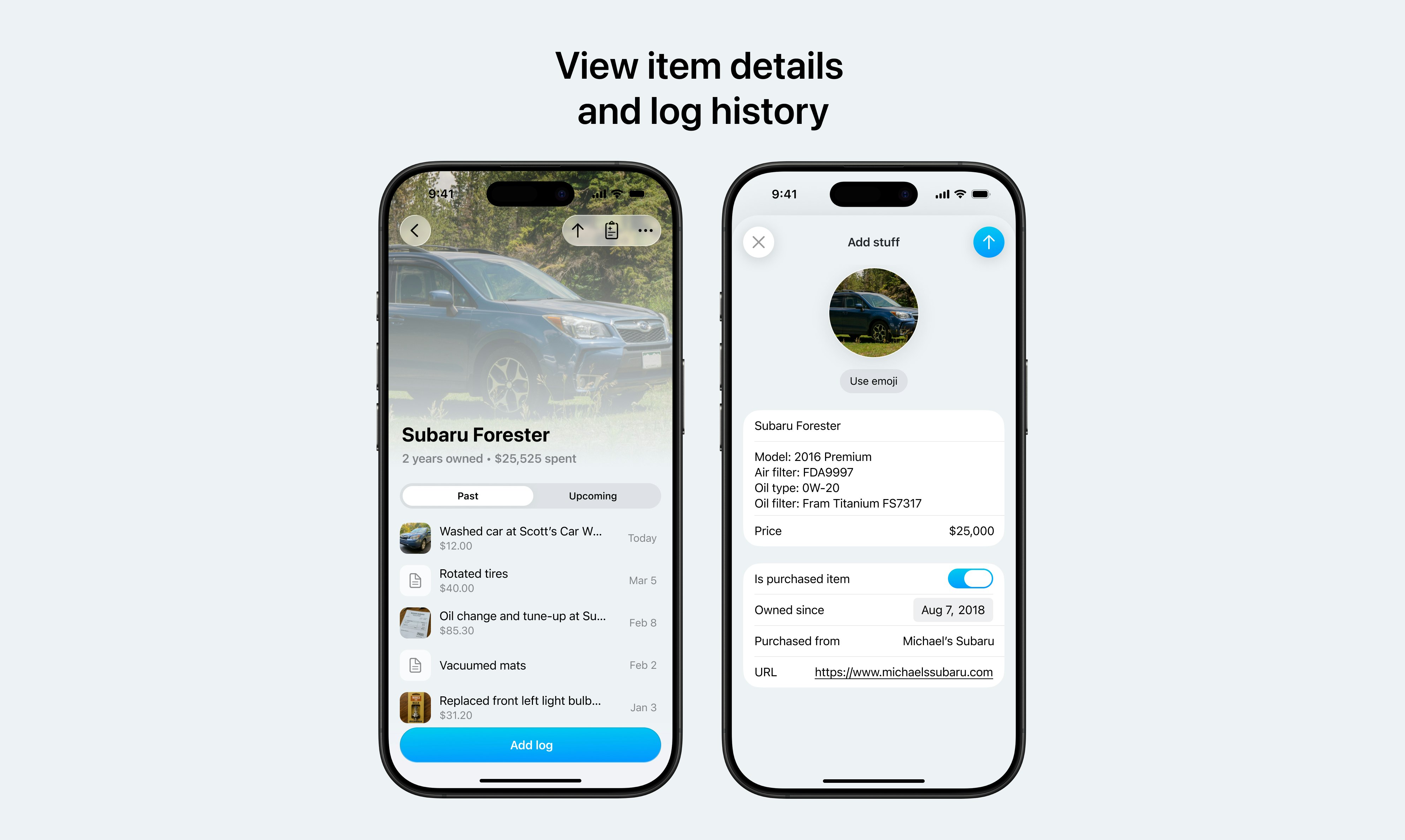 Média Application iOS Stublog - Suivre, organiser et rappeler les détails de vos affaires 4