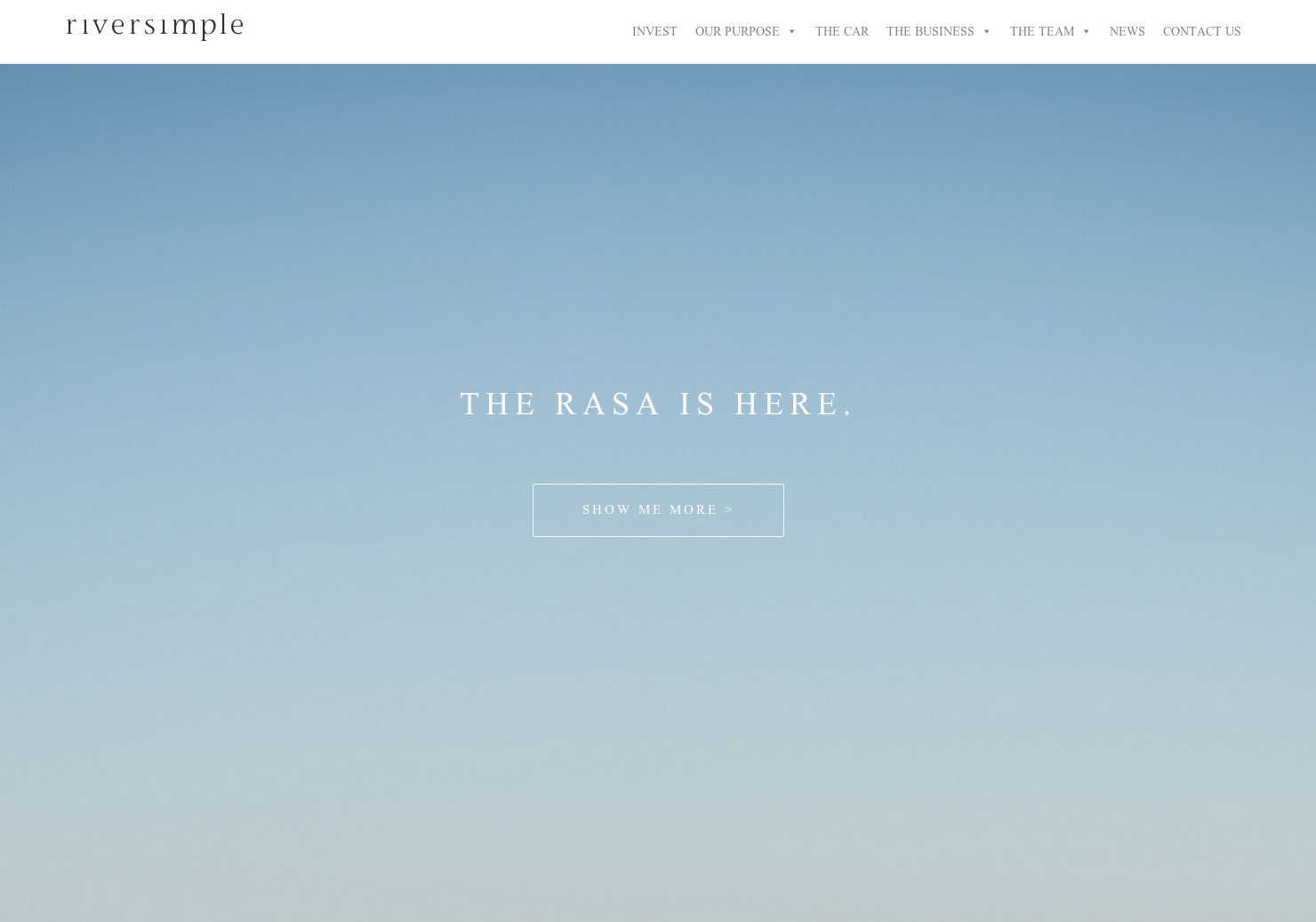 THE RIVERSIMPLE "RASA" gallery image