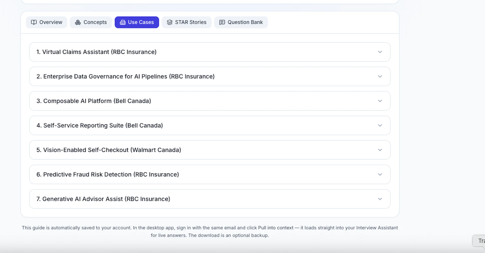 Resume Interview screenshot 7