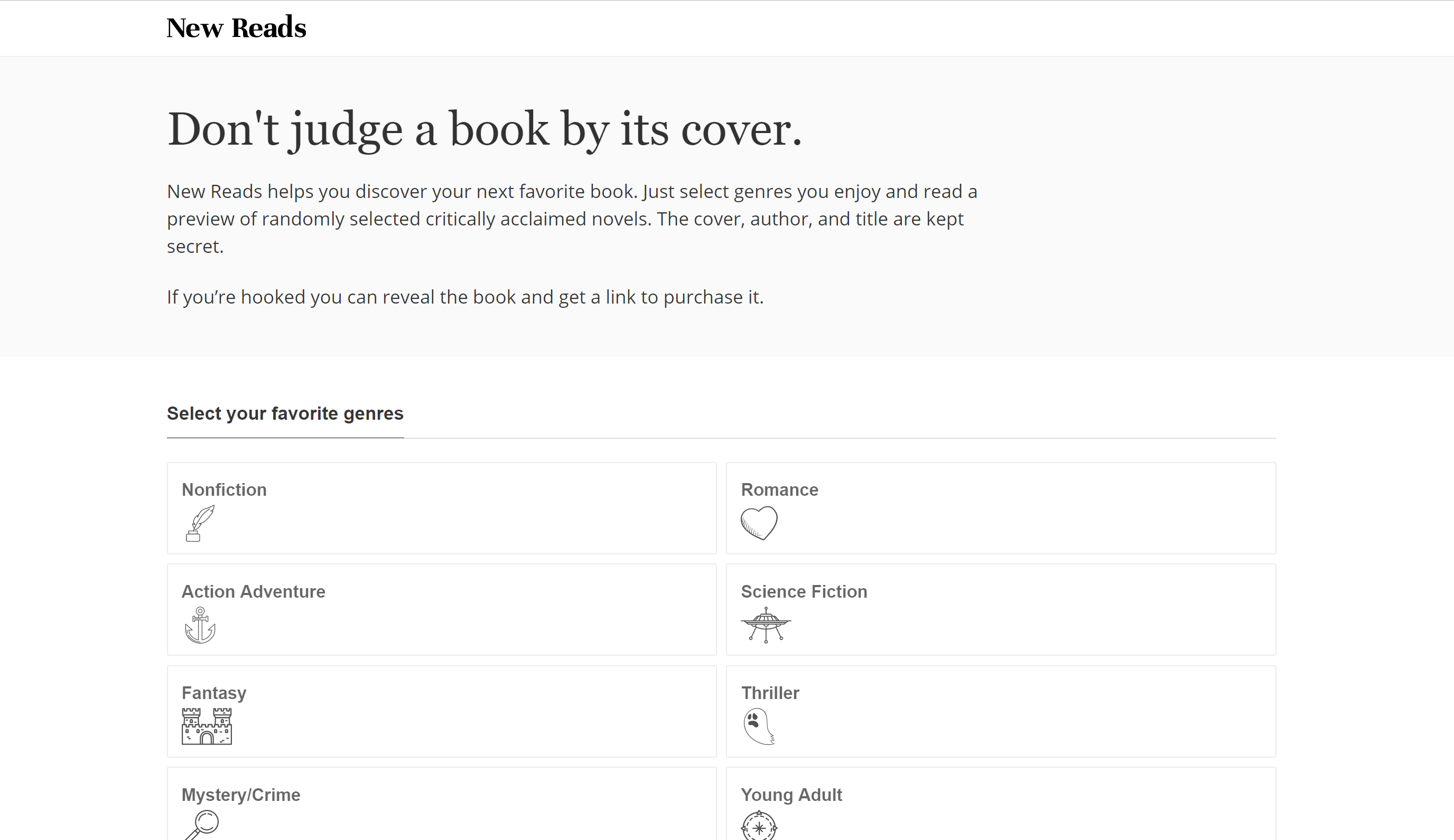 New Reads gallery image