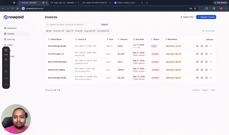 NowPaid screenshot 1 (video preview)