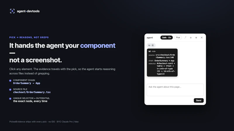 agent-devtools screenshot 2