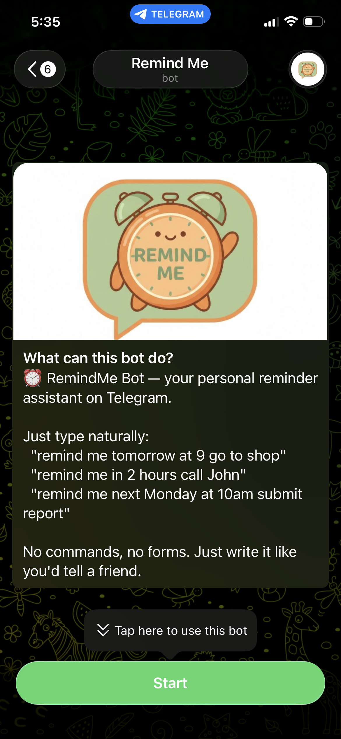 Remind Me Bot gallery image