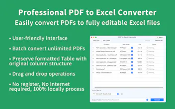 Fast PDF to Excel Converter gallery image