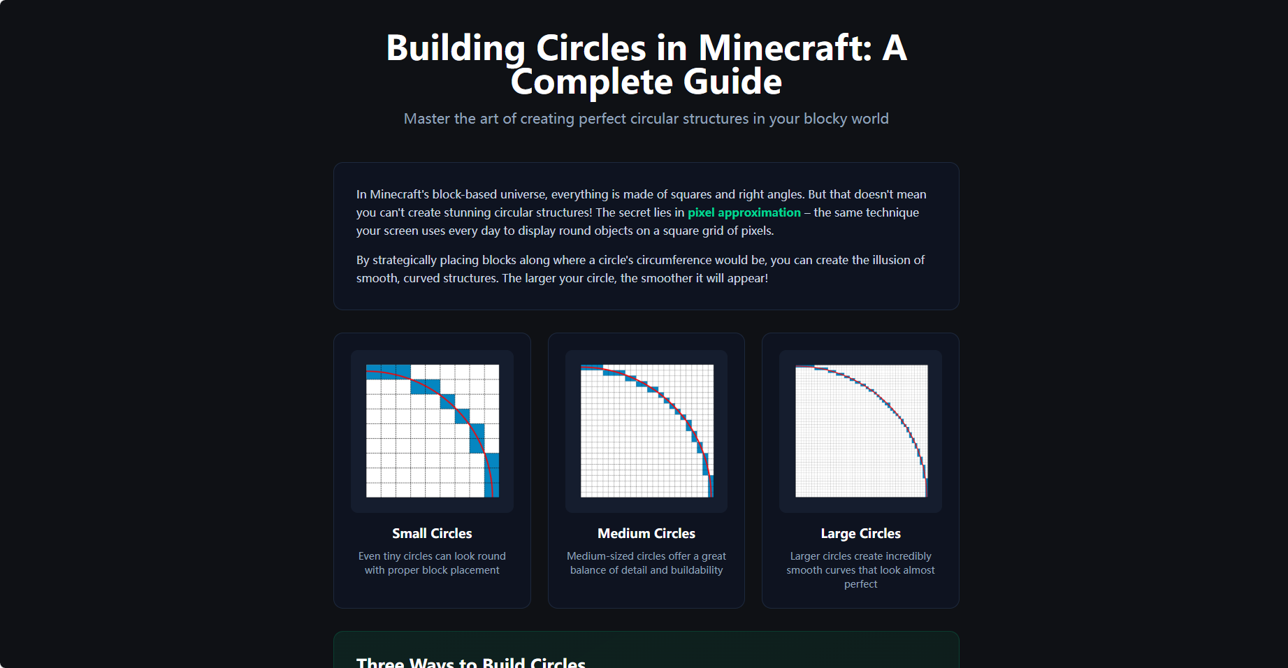 Minecraft Circle Generator gallery image