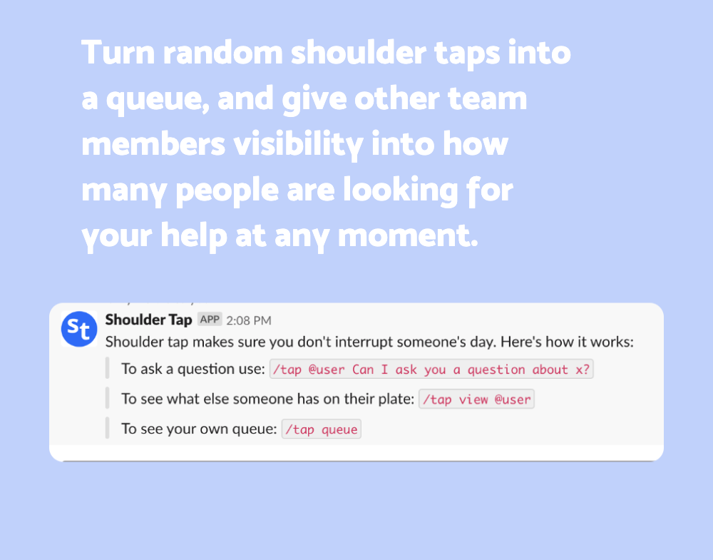 Shoulder Tap gallery image