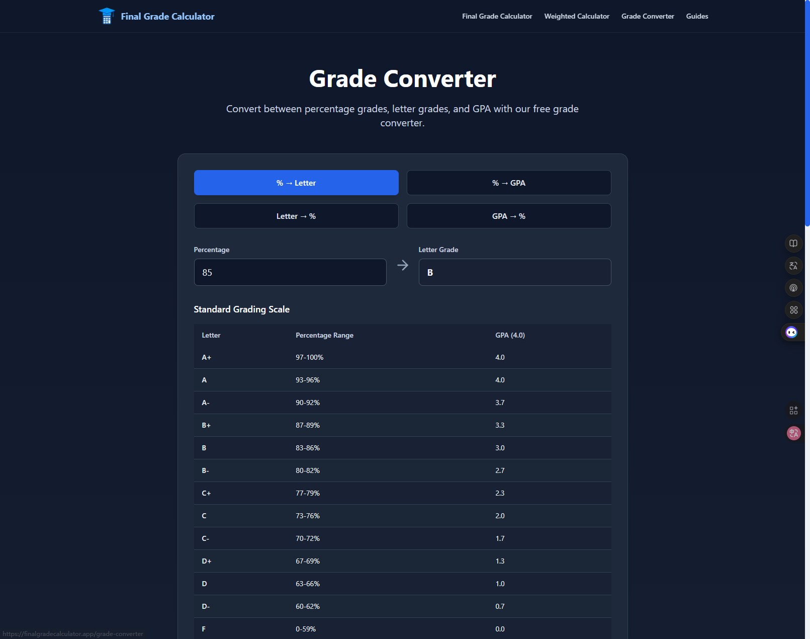 Final Grade Calculator gallery image