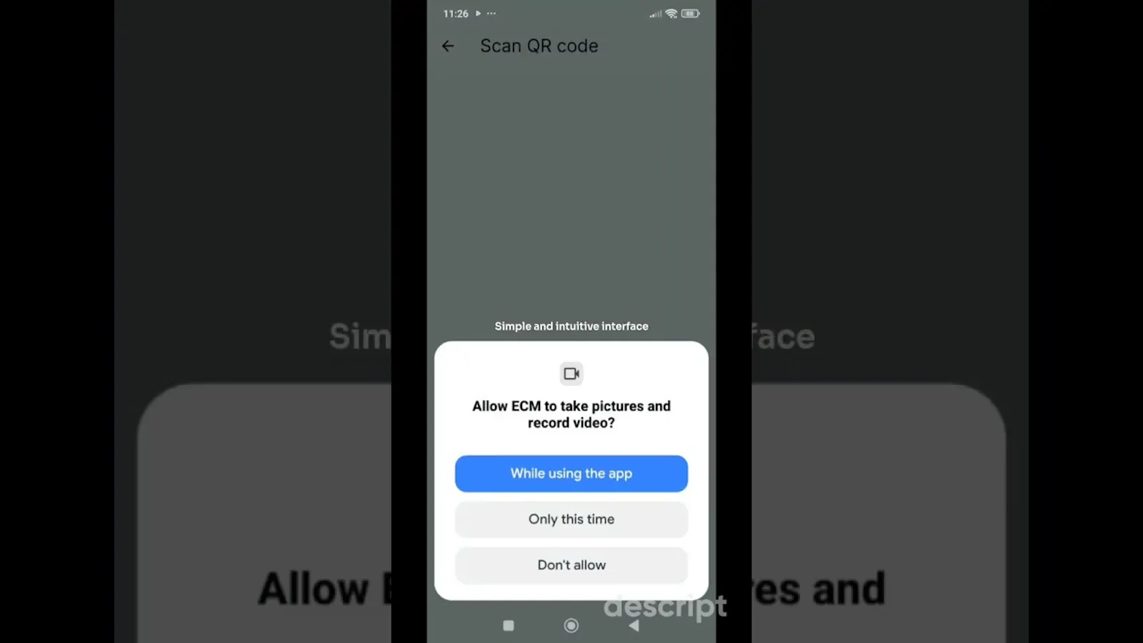 Easy Communication Messenger (ECM) screenshot 1 (video preview)