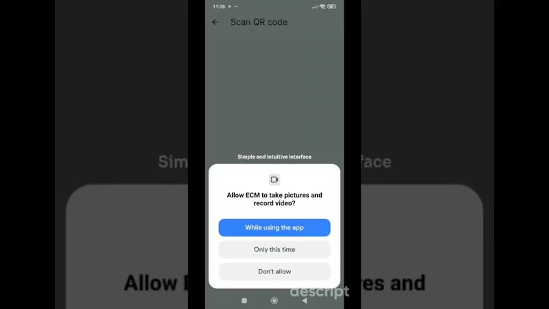 Easy Communication Messenger (ECM) screenshot 1 (video preview)