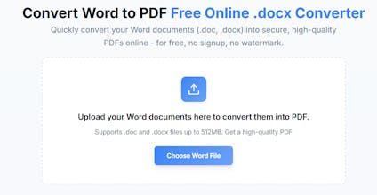 Word to PDF Tool gallery image