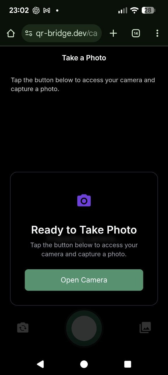 Média QR-BRIDGE - QR Télécharges de code pour les applications Web - Téléchargements de photos et de signatures sans couture via des codes QR 3
