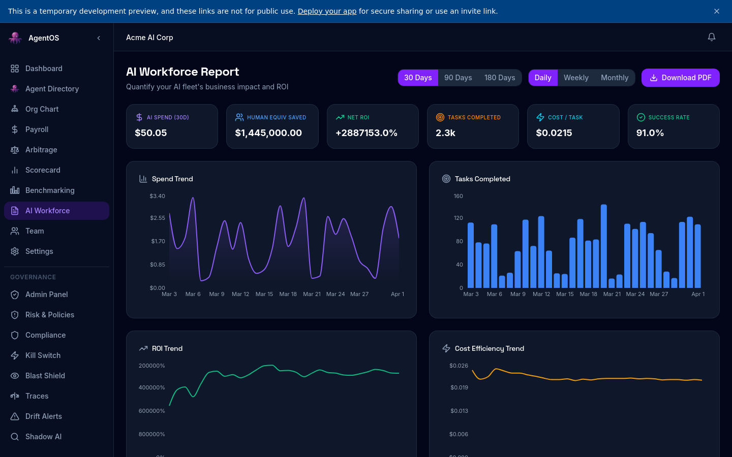 AgentOS gallery image