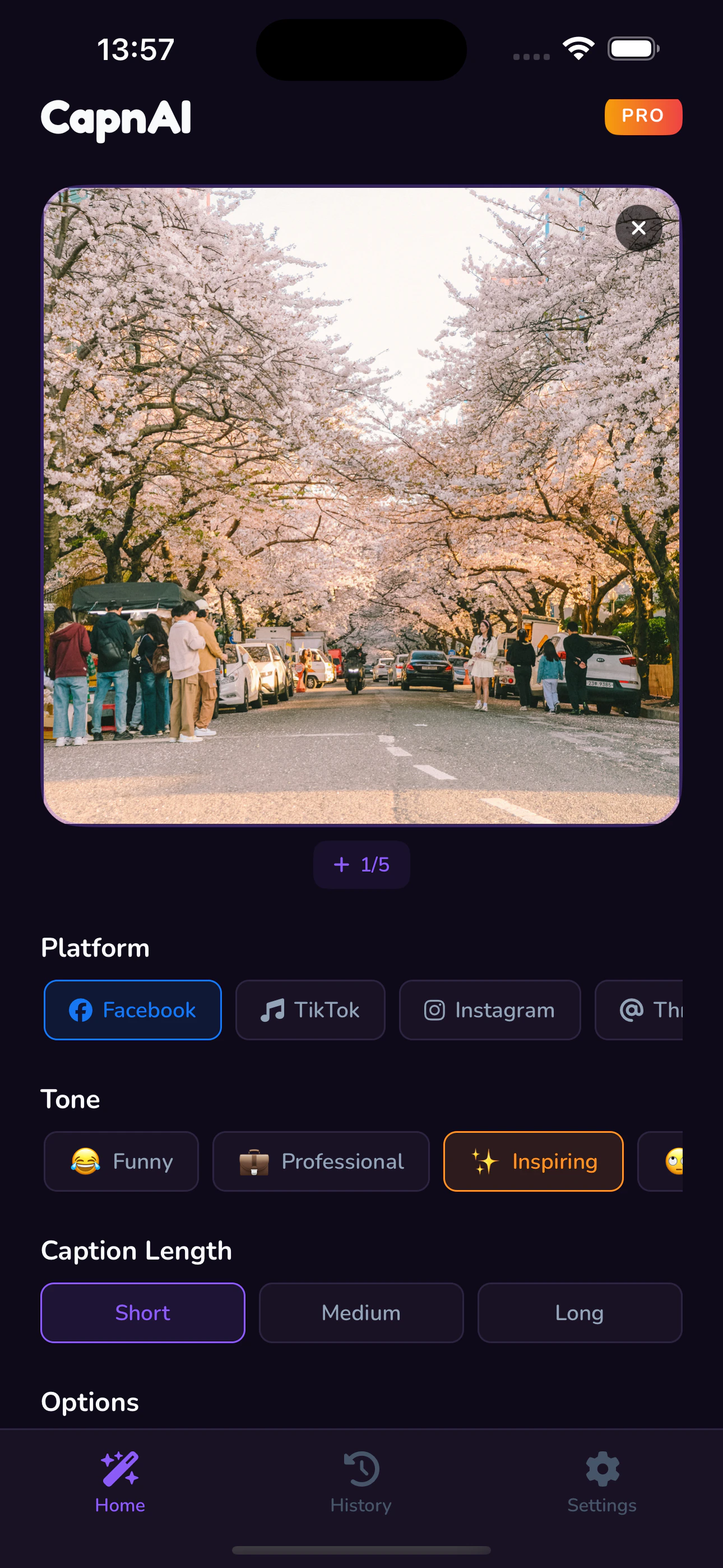 CapnAI - AI Caption Generator screenshot 1