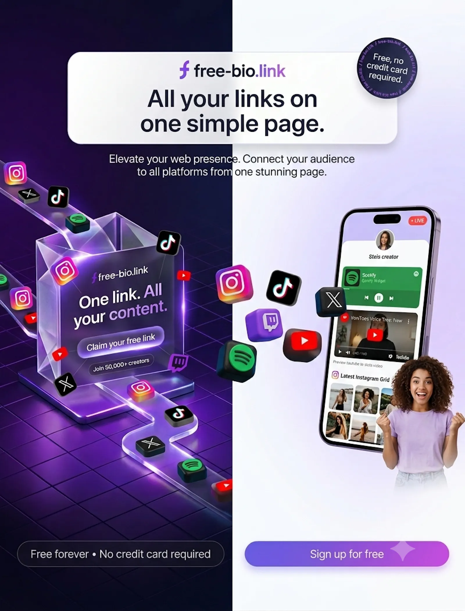 The Best Free Link in Bio Tool screenshot 3