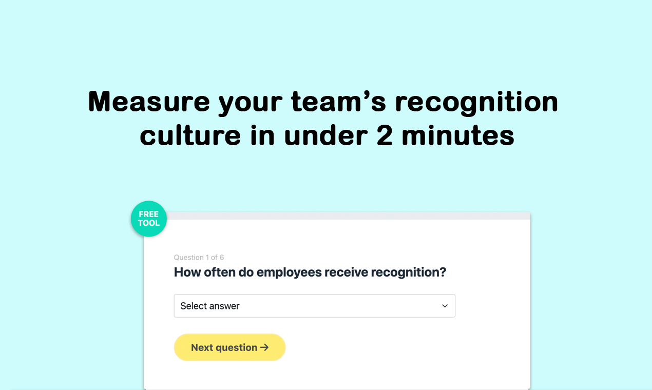 Culture of Recognition Index by HeyTaco media 2