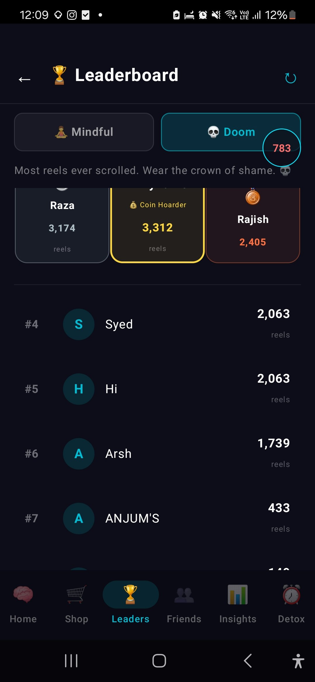 Reelax - Scroll tracker gallery image