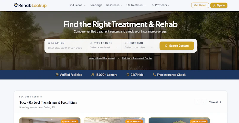 RehabLookup screenshot 1