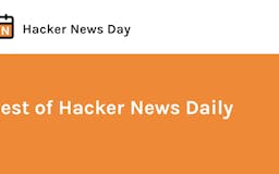 Hacker News Day media 2