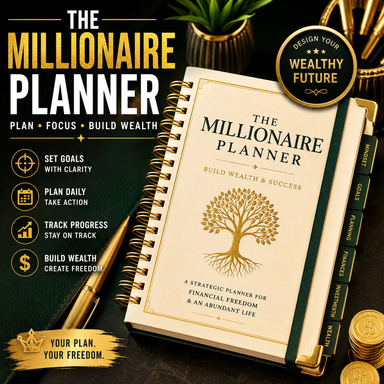 The Millionaire Notion Planner  gallery image