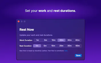 Rest Now - Screen Break Timer gallery image