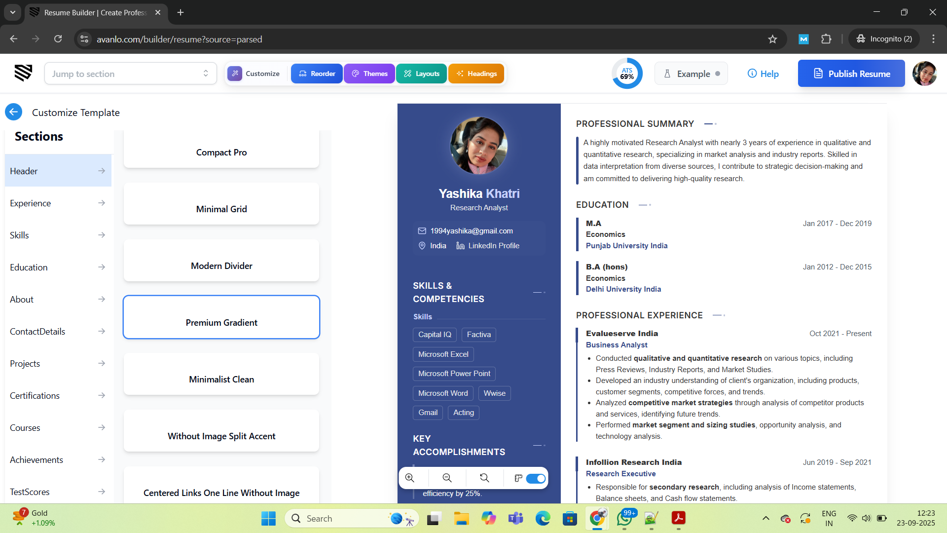 Média Avanlo - CV GRATUIT CUILLEUR ET PORTERFOLIO PORTERFOLIO 8