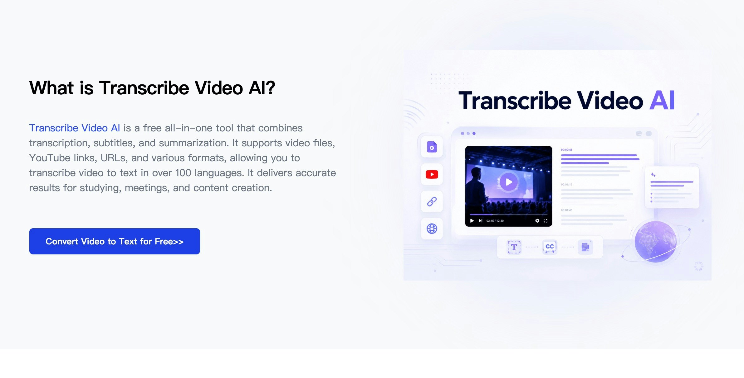 Transcribe Video AI gallery image