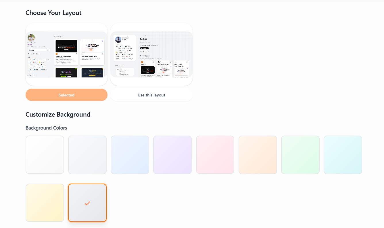 DevFolio - Screenshot 5 showing product features and functionality
