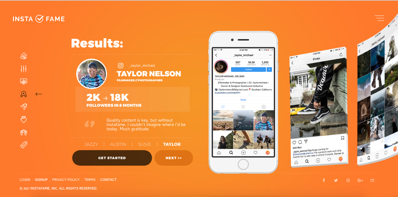 InstaFame™: Targeted Instagram Followers & Leads, daily! gallery image