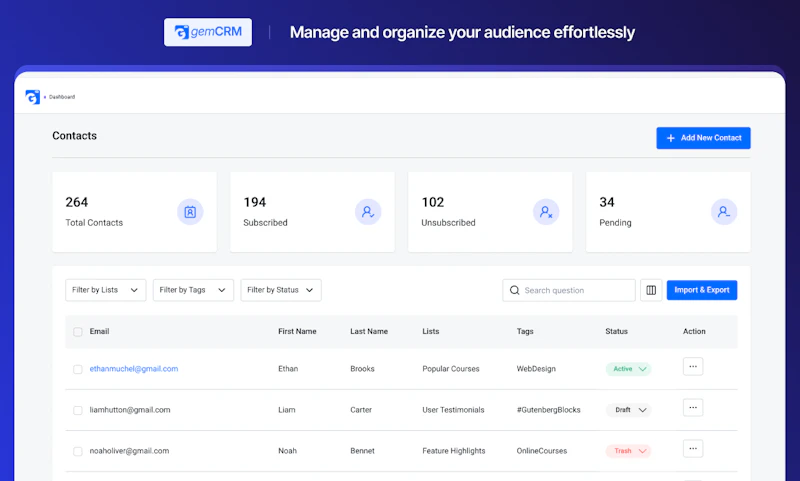 GemCRM screenshot 3