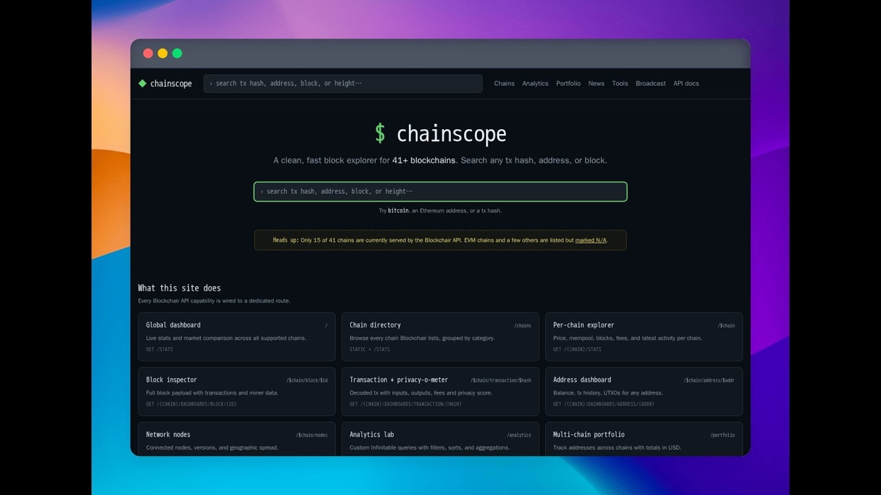 ChainScope gallery image