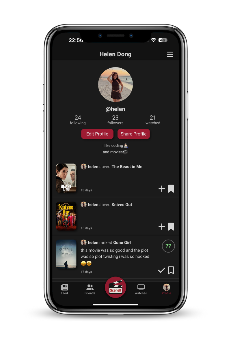 SceneIt - Main product screenshot demonstrating key features and user interface