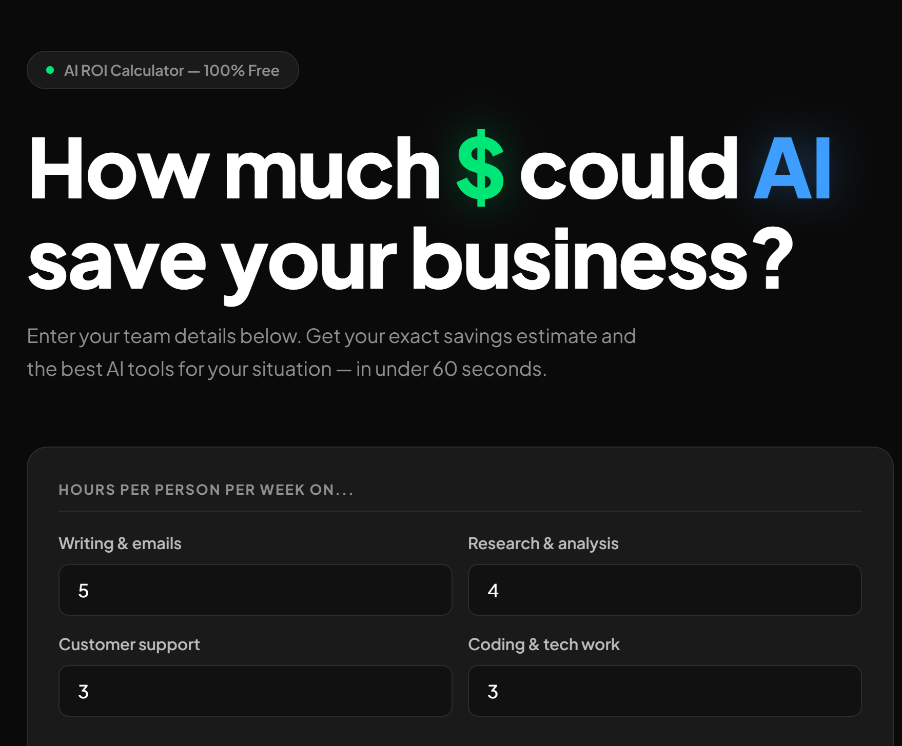 Automate Profit AI - Calculate AI ROI