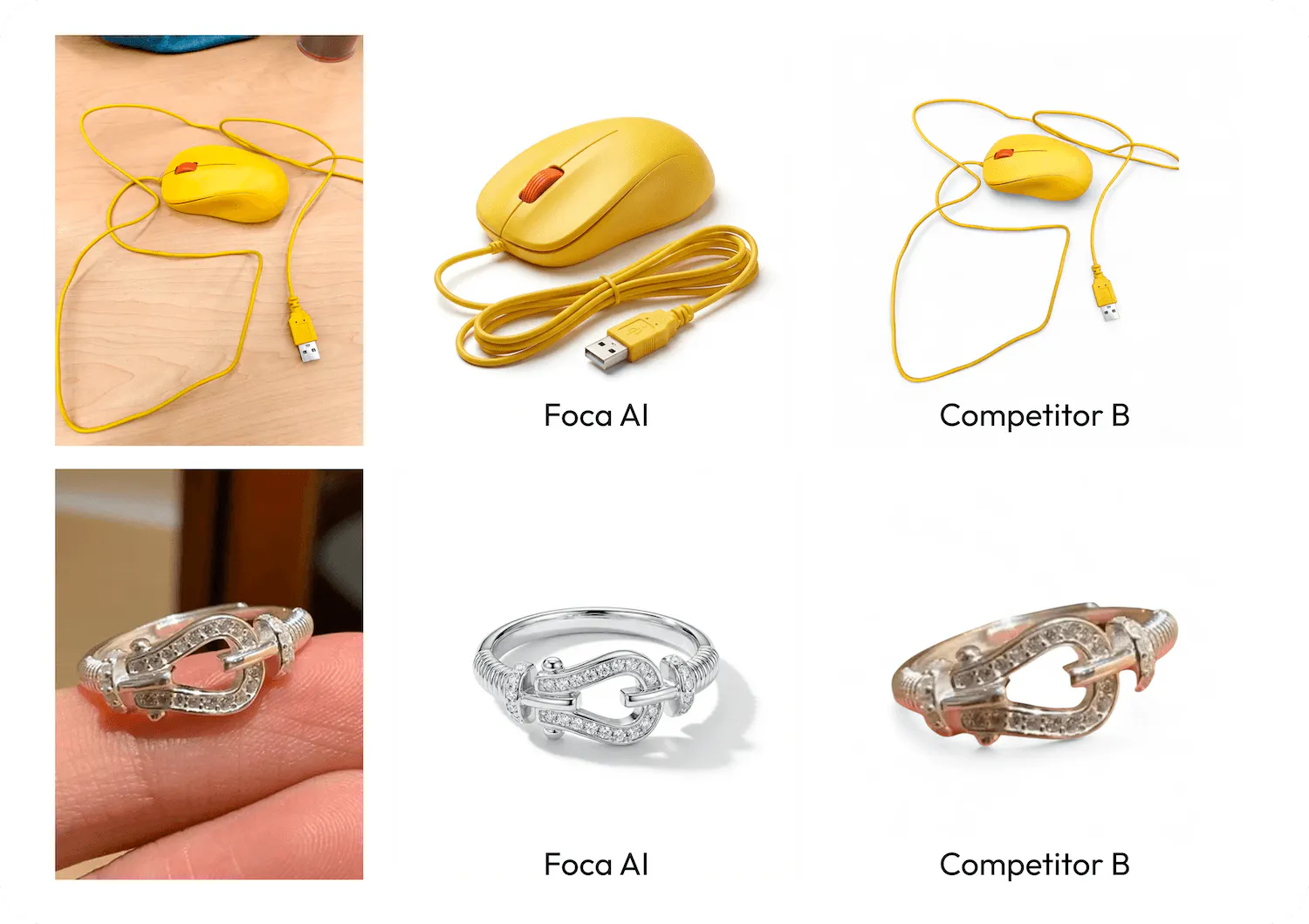 Foca AI - White BG E-commerce Images gallery image