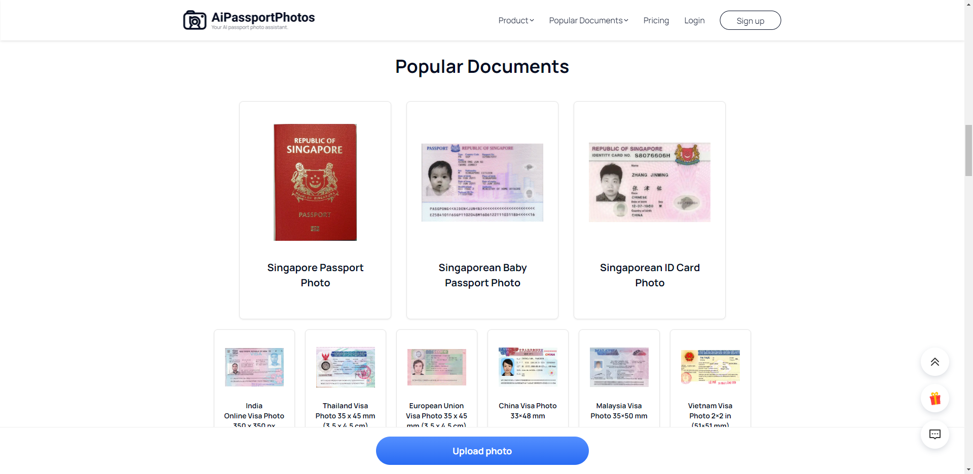 Cingapura Passaporte e Visa Photo Fabricante media 2