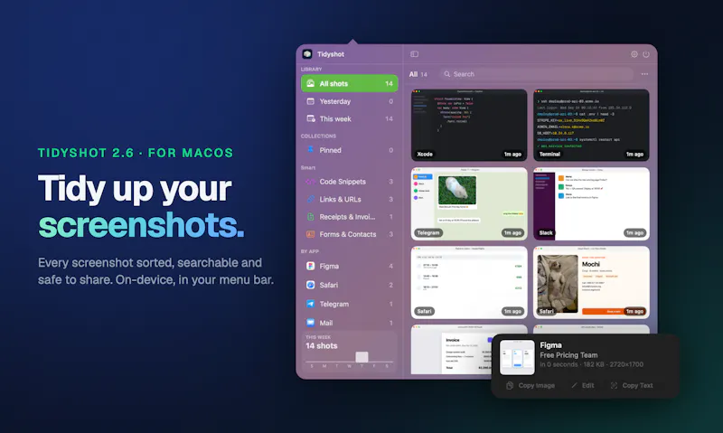 Tidyshot screenshot 3