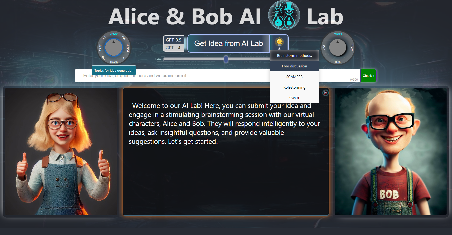 Média Alice et Bob Ai Brainstorm Lab 3