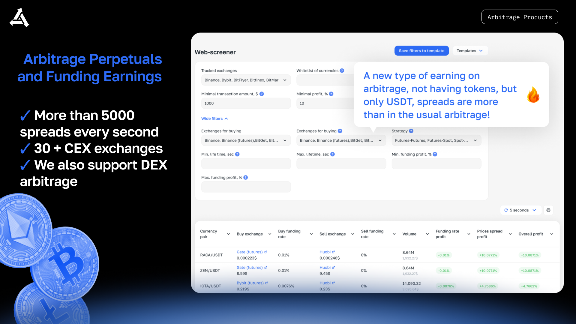 ArbitrageScanner.io gallery image