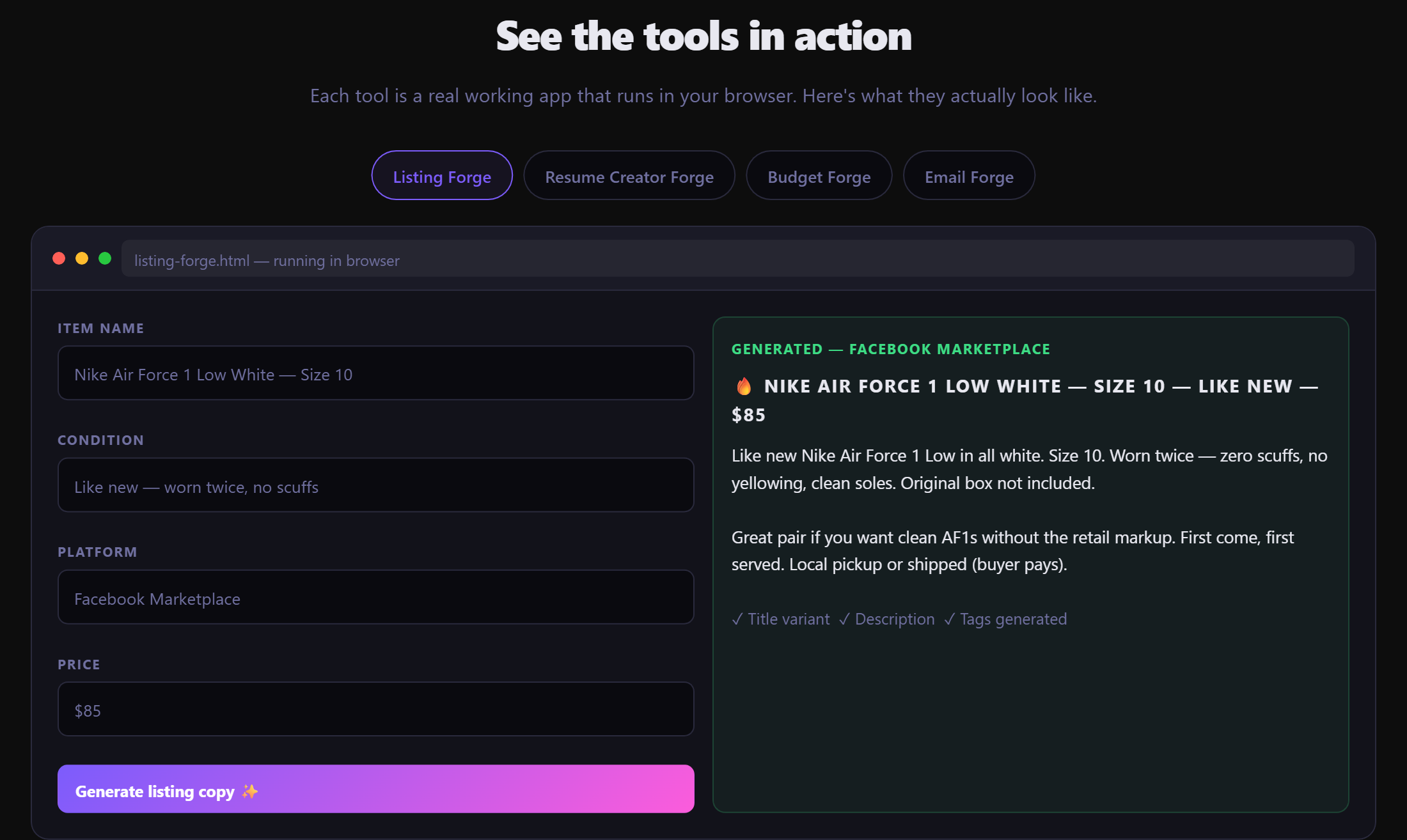 The Forge gallery image