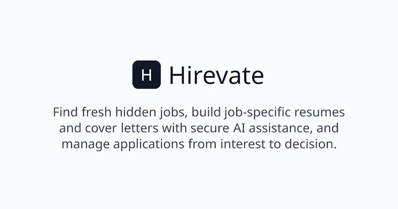 Hirevate screenshot 1